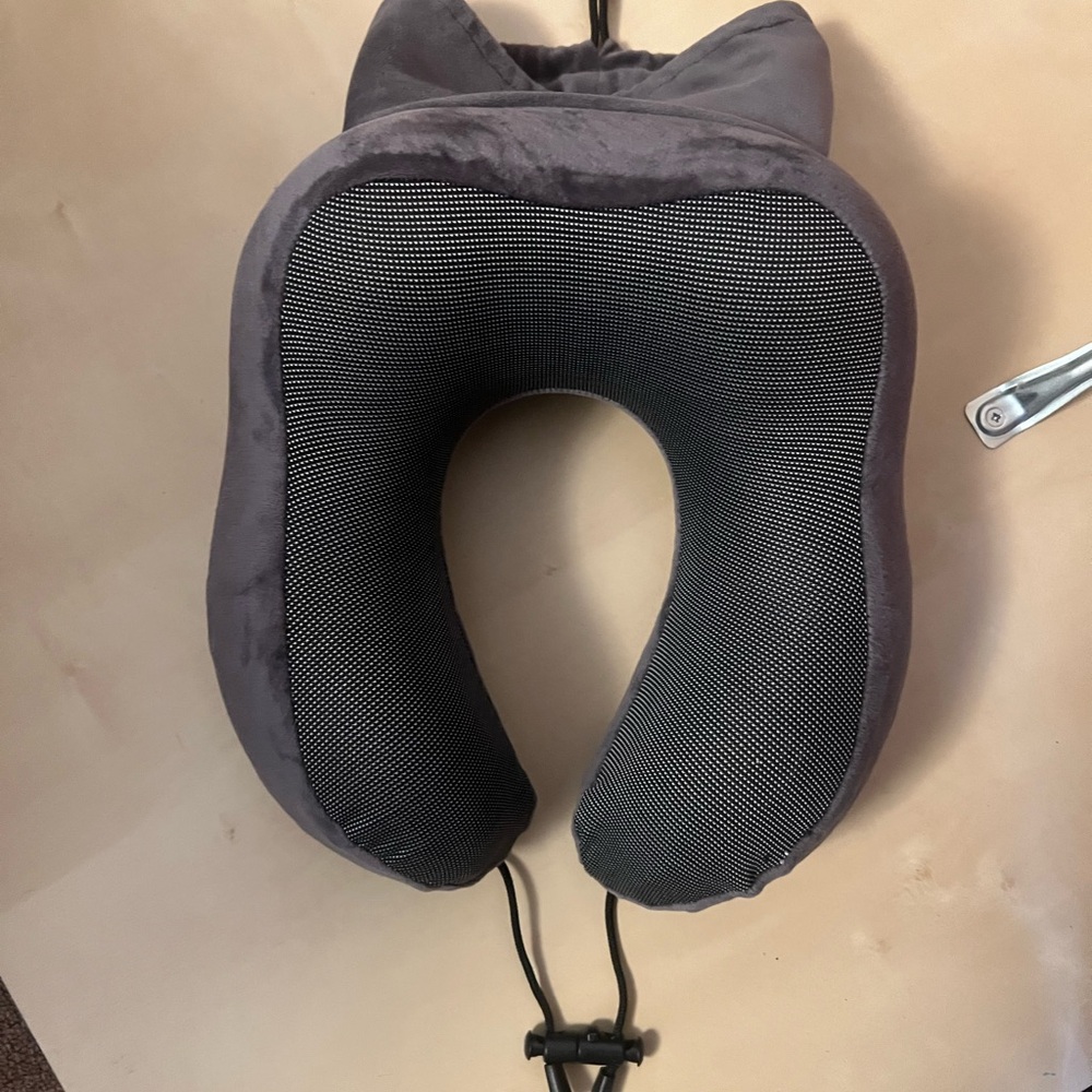 Gray Travel Neck Pillow